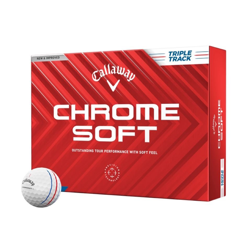 Callaway 2024 Chrome Soft Triple Track Golf Balls