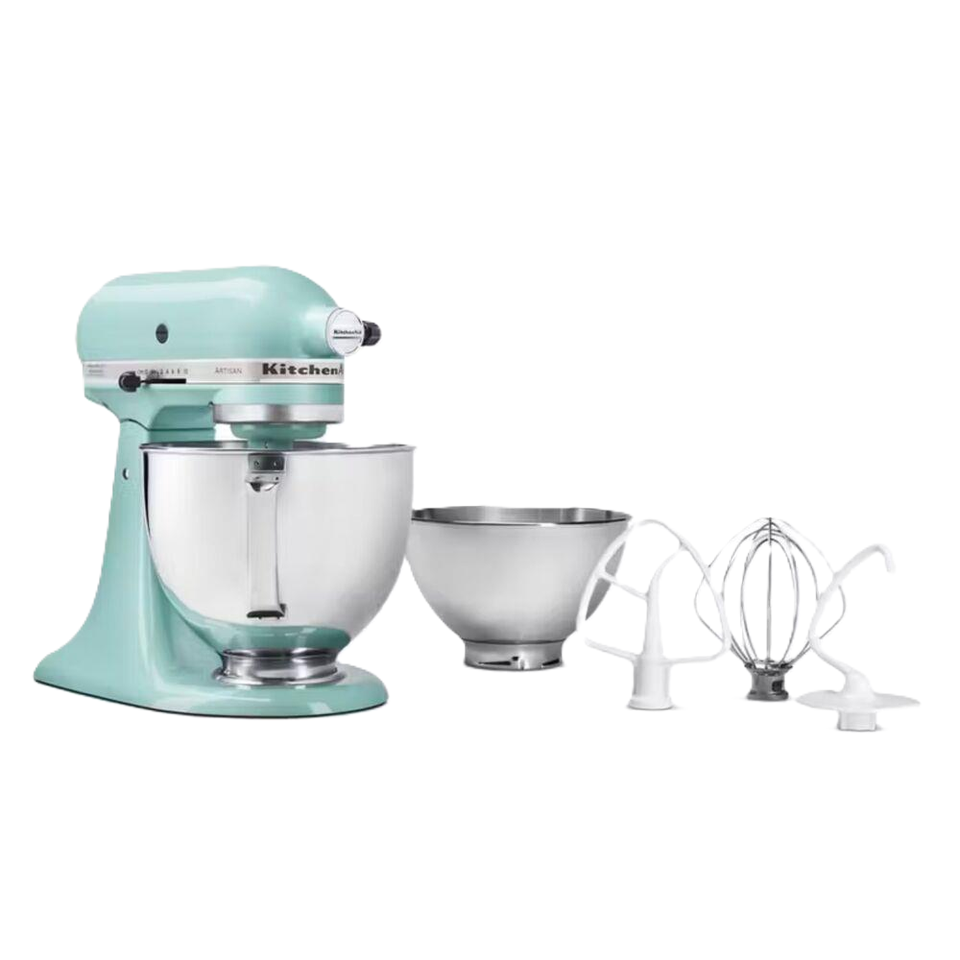 KitchenAid® Value Bundle Artisan Series 5 Quart Tilt-Head Stand Mixer in Aqua Sky with add'l 3 Quart