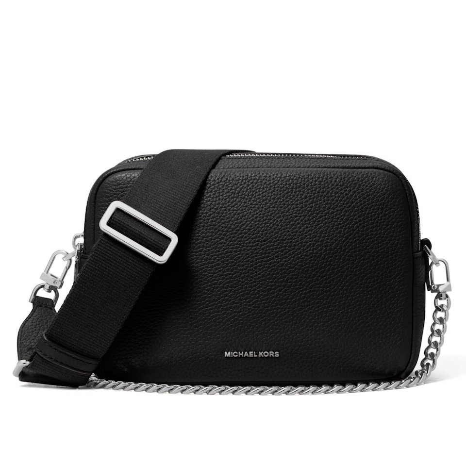 Michael Kors Bryant Medium Double Zip Chain Camera Crossbody