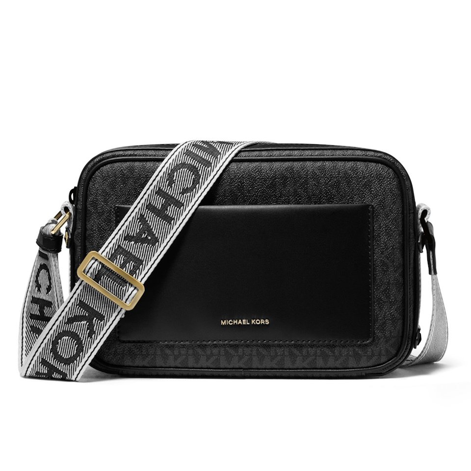 Michael Kors Maeve Signature Large East/West Pocket Crossbody